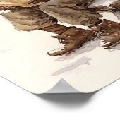 Herzlichen Wunsch Schwarze Weihnachtsbriefe von de Poster (Ecke)