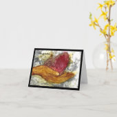 Herzlicher Dank Karte (Gelbe Blume)