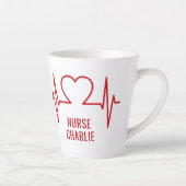 Herzlicher EKG-Sondertext Milchtasse (Rechts)