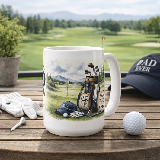 Herzlicher Golftribut an Papa Kaffeetasse