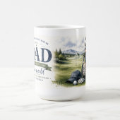 Herzlicher Golftribut an Papa Kaffeetasse (Mittel)