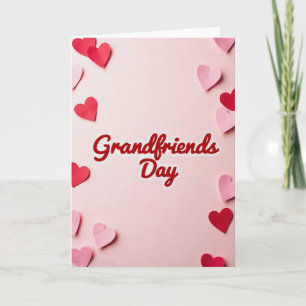 Herzlicher Grandfriends-Tag-Grußkarte Karte