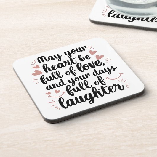 Herzlicher Liebe Untersetzer (Linke Seite)