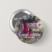 Herzlicher Mutter-Button-Pin Button (Vorne & Hinten)