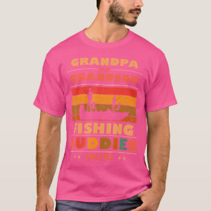 Herzlicher Opa-Enkel-Kumpel fürs Leben Angelsport T-Shirt