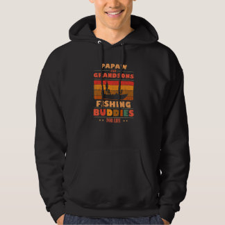 Herzlicher PAPAW Enkel Buddies fürs Leben Angeln Hoodie