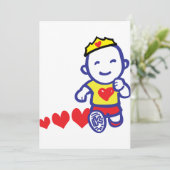 Herzlicher Runner Feiertagskarte (Stehend Vorderseite)