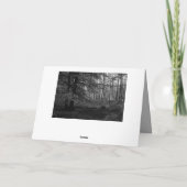 Herzliches Beileid ! Grüner Wald Karte (Rückseite)