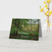 Herzliches Beileid ! Grüner Wald Karte (Gelbe Blume)