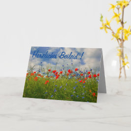 Herzliches Beileid! Karte