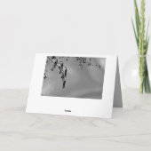 Herzliches Beileid! Karte (Rückseite)