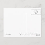 Herzliches Beileid Post Card Postkarte (Rückseite)