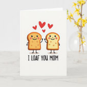 Herzliches Brot Liebe Mutter Karte (Gelbe Blume)