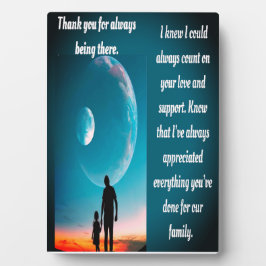 Herzliches Geschenk für Vater, Inspiration & Custo Fotoplatte