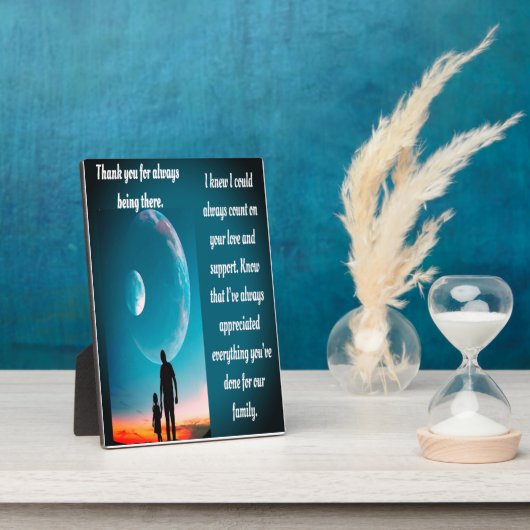 Herzliches Geschenk für Vater, Inspiration & Custo Fotoplatte (Seite)