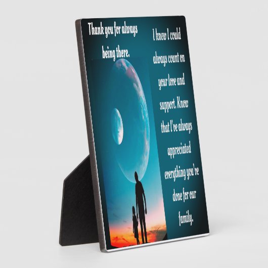 Herzliches Geschenk für Vater, Inspiration & Custo Fotoplatte (Seite)