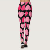 Herzliches Muster mit mildem Herz Leggings (Rückseite)