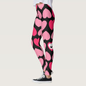 Herzliches Muster mit mildem Herz Leggings (Links)