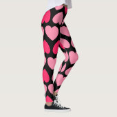 Herzliches Muster mit mildem Herz Leggings (Rechts)