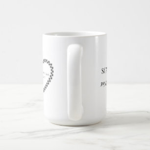 Herzliches Pfotenabdruck-Tribut-Tasse Kaffeetasse