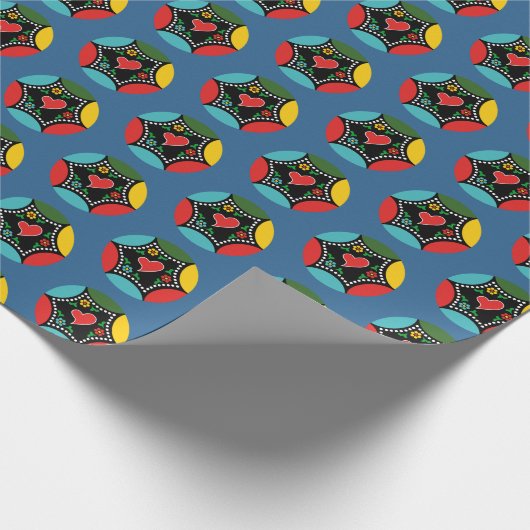 Herzliches portugiesisches Weihnachtsgebäck Geschenkpapier (Ecke)