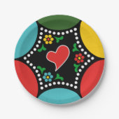 Herzliches portugiesisches Weihnachtsgeschenk - Pa Pappteller (Vorderseite)