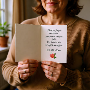 Herzliches Skript Persönliche Fotokarte Karte