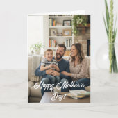 Herzliches Skript Persönliche Fotokarte Karte (Vorderseite)