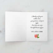 Herzliches Skript Persönliche Fotokarte Karte (Innenseite)