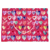 Herzliches Valentin Große Geschenktüte (Vorderseite)
