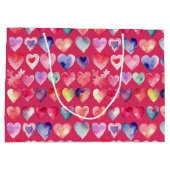 Herzliches Valentin Große Geschenktüte (Rückseite)