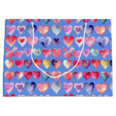 Herzliches Valentin Große Geschenktüte (Vorderseite)