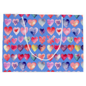 Herzliches Valentin Große Geschenktüte (Rückseite)