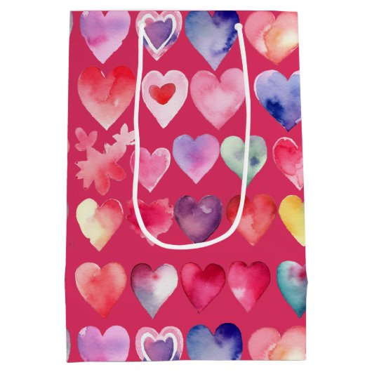 Herzliches Valentin Mittlere Geschenktüte (Rückseite)