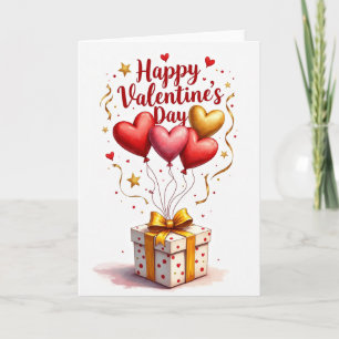 Herzliches Valentinsgrußkarte Karte