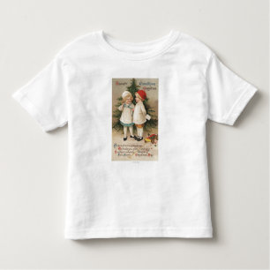 Herzliches Weihnachten GreetingKids durch einen Kleinkind T-shirt