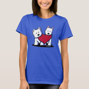 Herzliches Westie-Terrier-T-Shirt T-Shirt