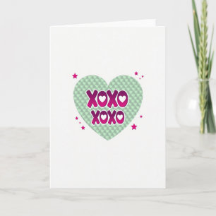 Herzliches Xoxo Grafikkarte Karte