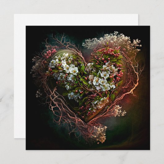 Herzlichkeit Feiertagskarte (Vorne/Hinten)