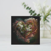 Herzlichkeit Feiertagskarte (Stehend Vorderseite)