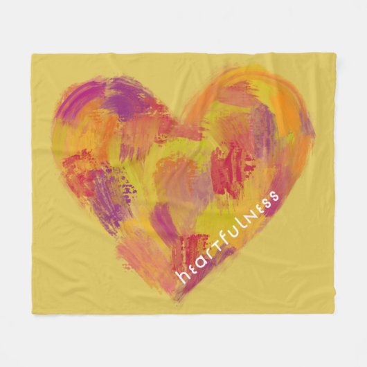 Herzlichkeit Fleecedecke (Vorderseite (Horizontal))