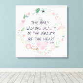 Herzlichkeit Leinwanddruck (Insitu (Holzboden))