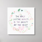 Herzlichkeit Leinwanddruck (Vorderseite)