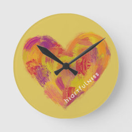 Herzlichkeit Runde Wanduhr