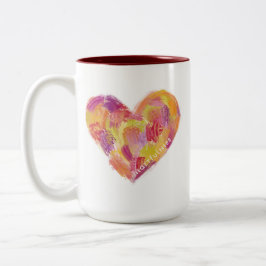 Herzlichkeit Zweifarbige Tasse