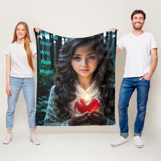 Herzlicht Fleecedecke (Beispiel)