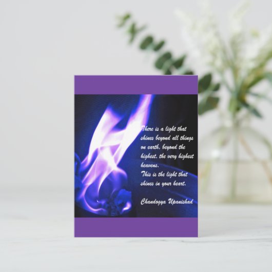 Herzlicht Postkarte (Stehend Vorderseite)