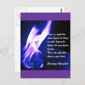 Herzlicht Postkarte (Vorne/Hinten)