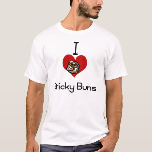 HerzLiebe I klebrige Brötchen T-Shirt