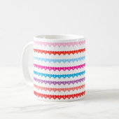 Herzlinien Kaffeetasse (Vorderseite Links)